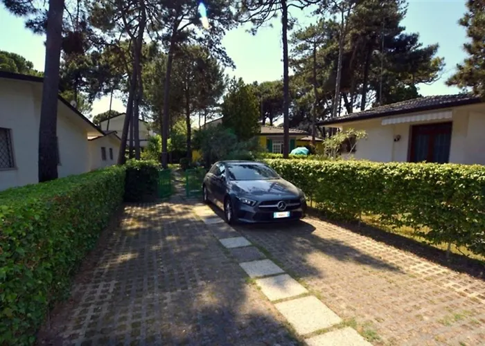 Semi Detached With Private Fenced Garden In Lignano Pineta *