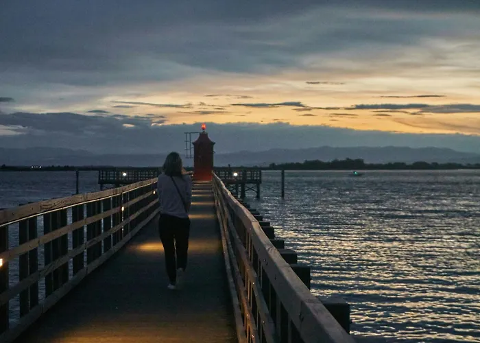 Villa Semi Detached With Private Fenced Garden In Lignano Pineta